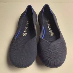 Rothy's  slip on knit navy blue comfy shoes 8.5